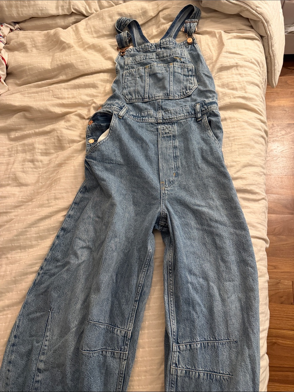 GAP Light Blue Denim Overalls